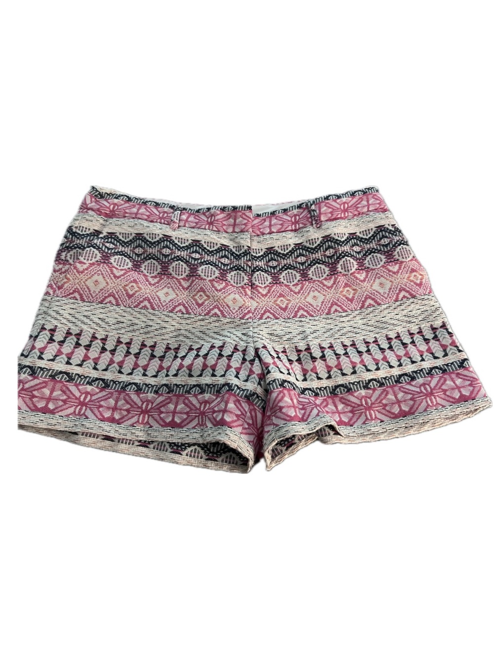 Dalia Pink & Black Patterned Shorts